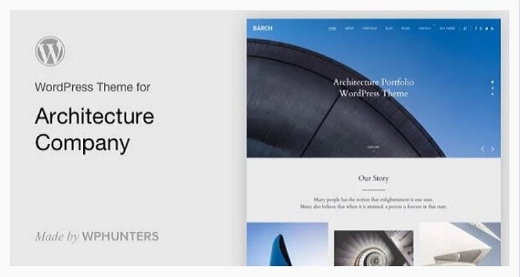 Barch - Architecture Portfolio WordPress Theme