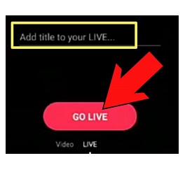 Go Live